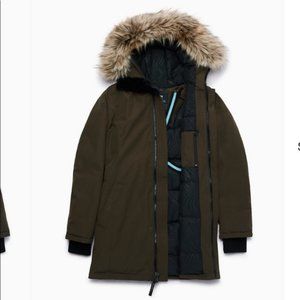 Artizia Haven Goose Down Winter Parka; Olive Green